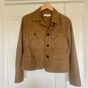 LOFT Women’s Twill Tailored Utility Jacket, size 4
